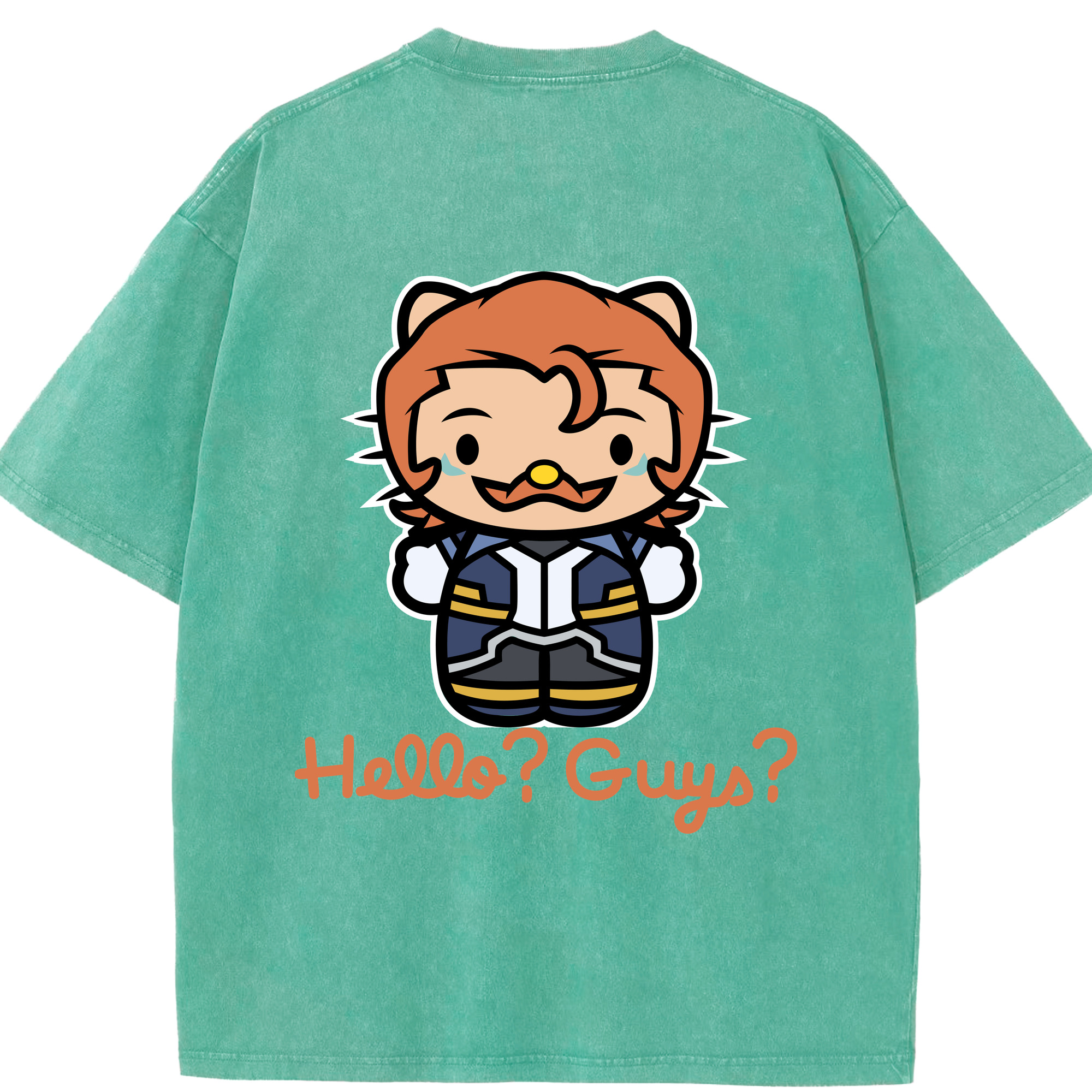 （画像用） Hello Kitty ハローキティ 綿100% ヴィンテージ風 半袖Tシャツ（背面プリント）
